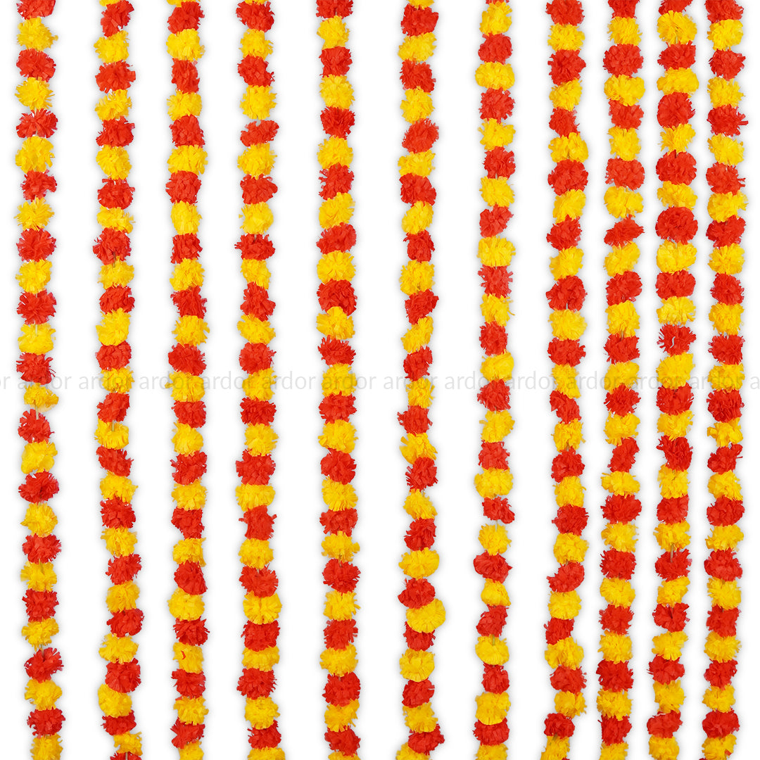 12 Pcs Marigold Garland for Wedding - Ardor UAE