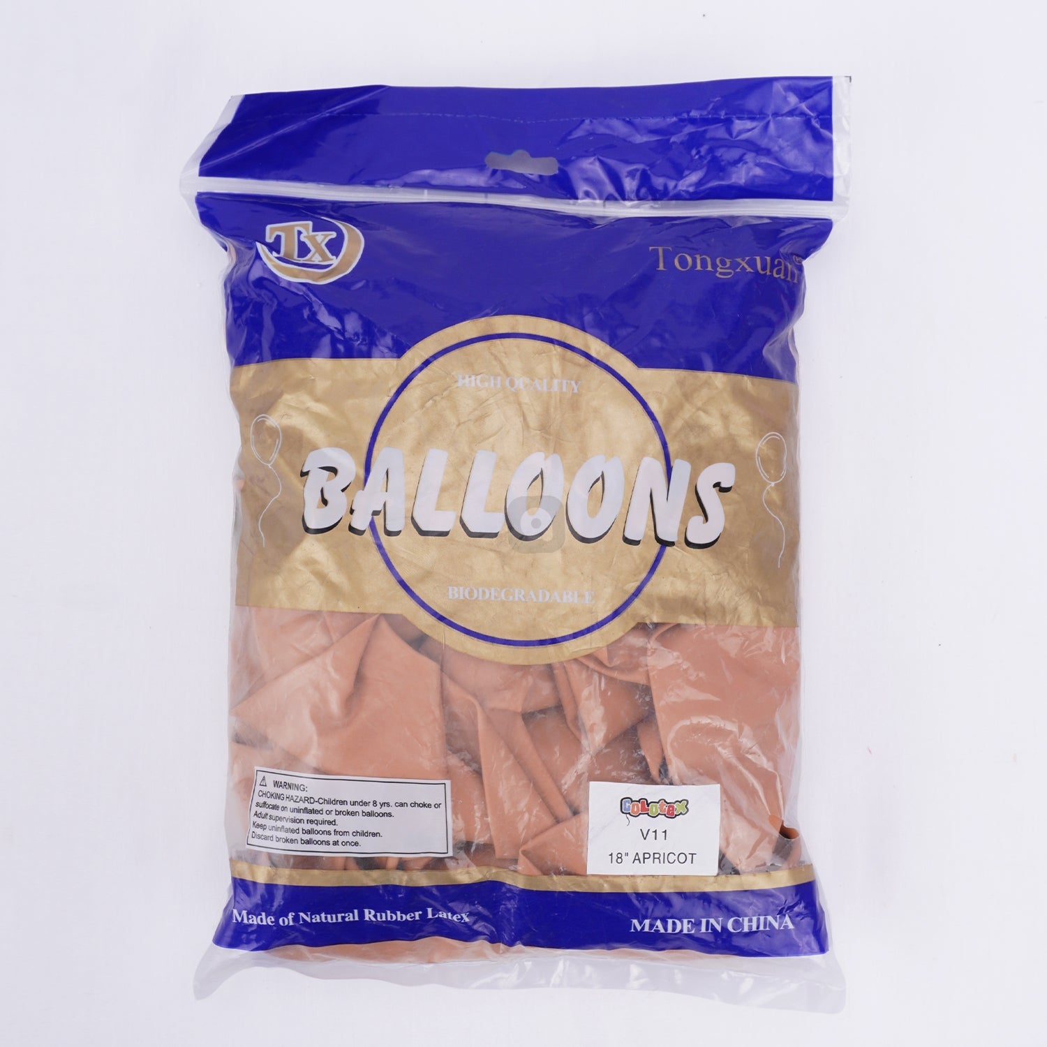 Pack of 50 - Apricot 18 Inch Latex Balloon - Ardor