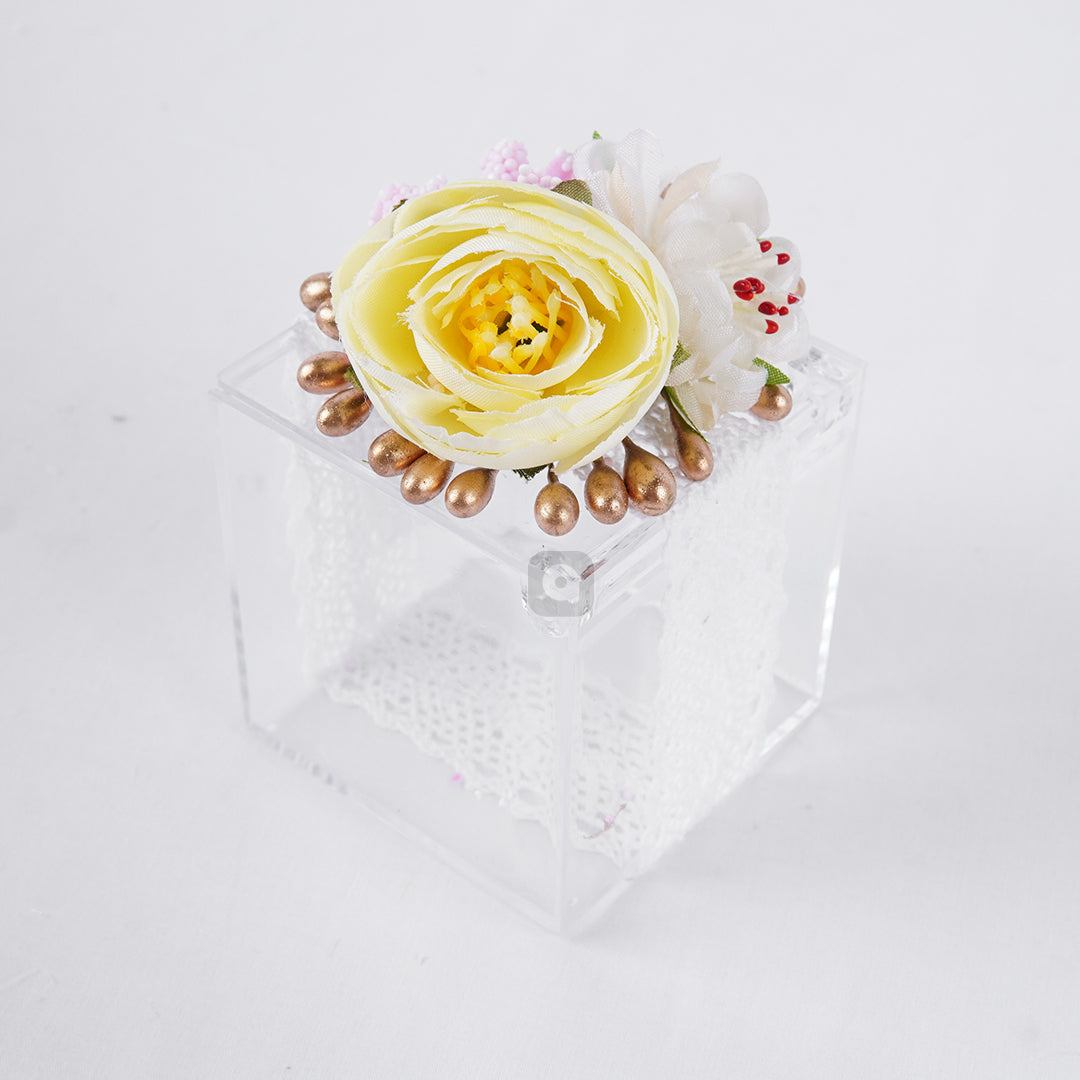 Pack of 12 – Acrylic Nikkah Bid Boxes for Wedding & Engagement Events