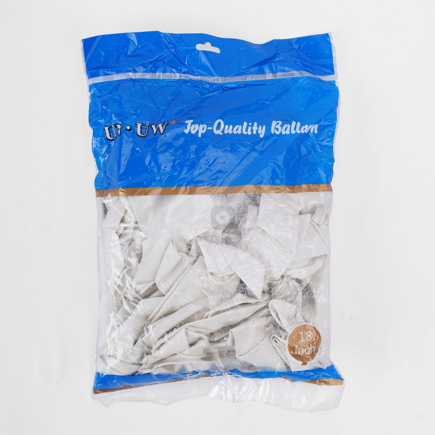 Pack of 50 - White 18 Inch Latex Balloon - Ardor