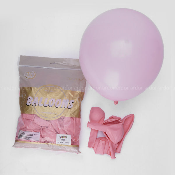 Pack of 100 Baby pink latex Balloon - Ardor UAE