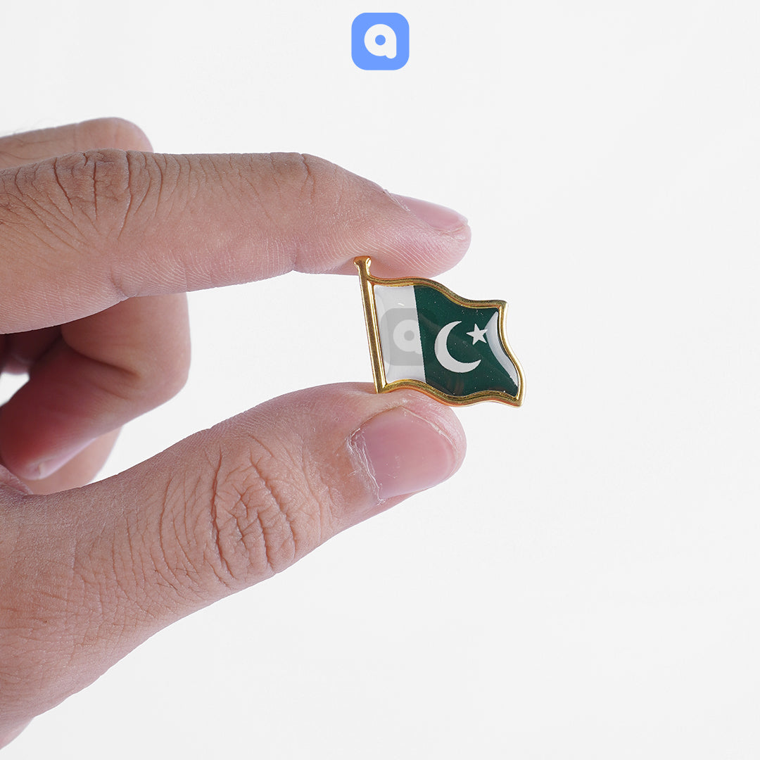 Pack of 12 - 14th August Badges - Pakistan Flag Badges - Ardor UAE