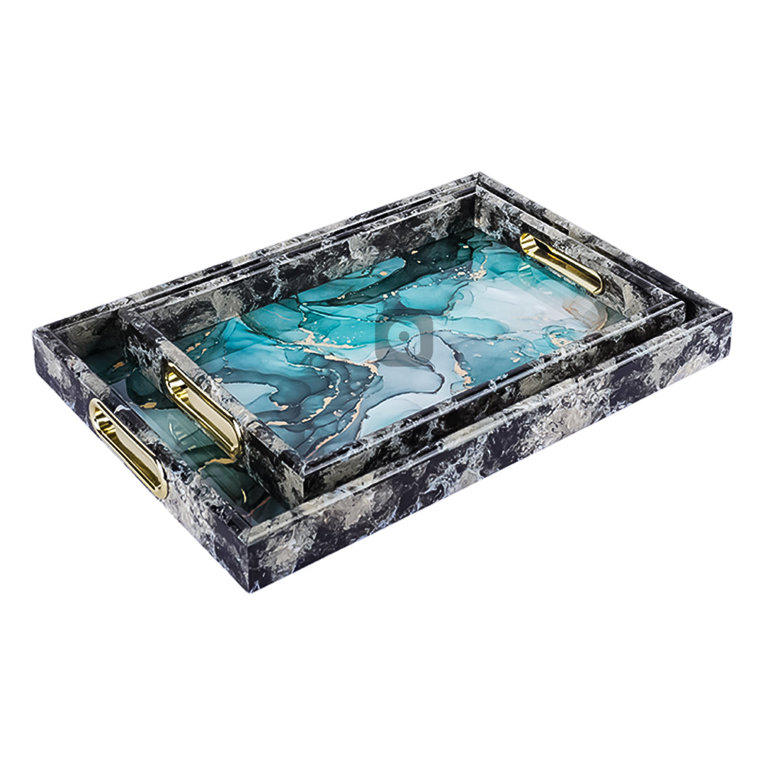 Rectangle Fancy Serving Trays – Decorative Multipurpose Tray
