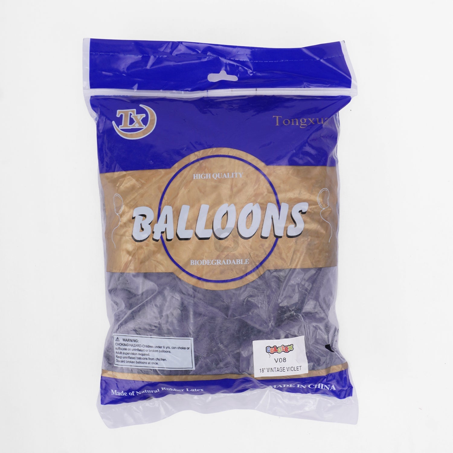 Pack of 50 - Vintage Violet 18 Inch Latex Balloon - Ardor