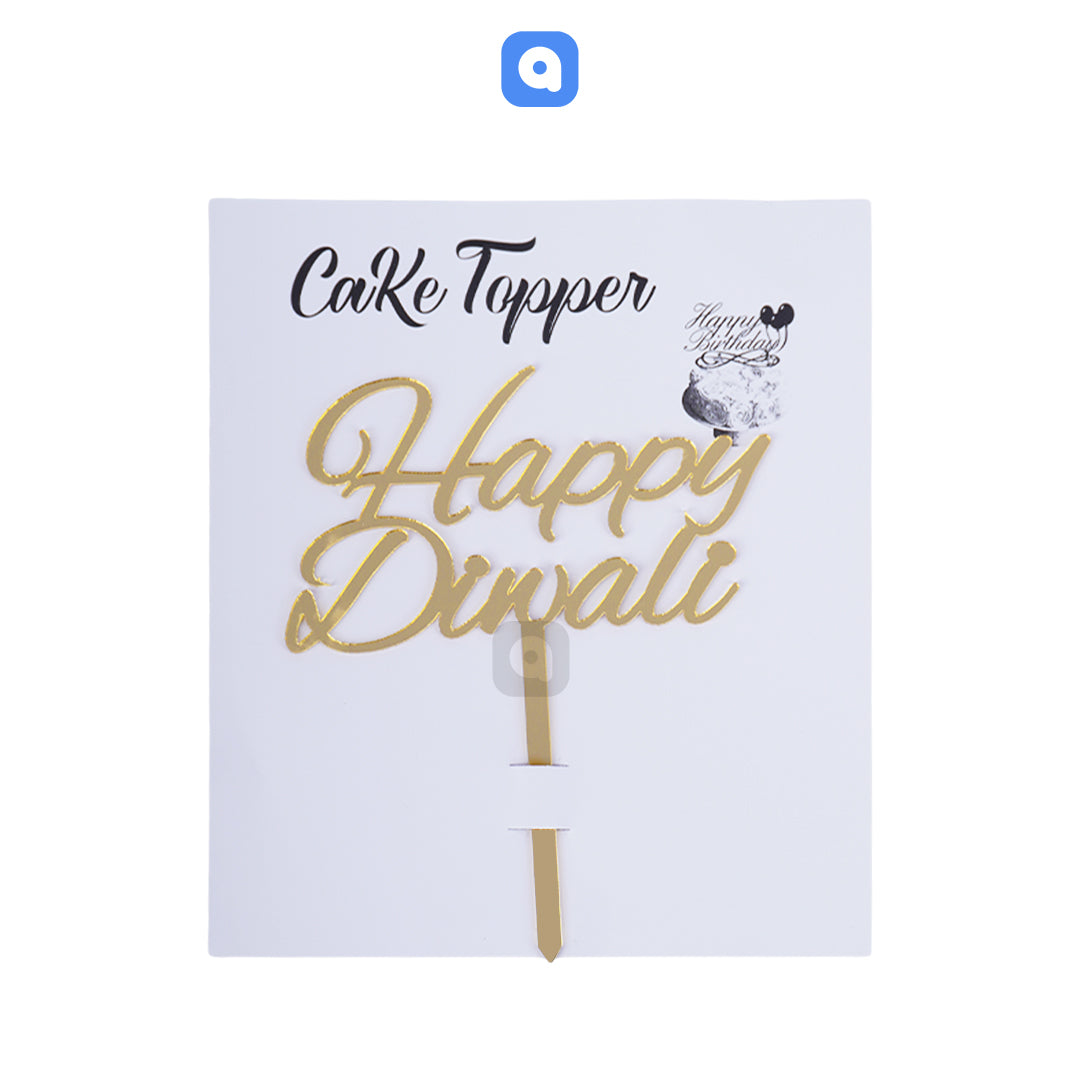 Happy Diwali Cake Topper – Festive Party Decoration | Ardor UAE