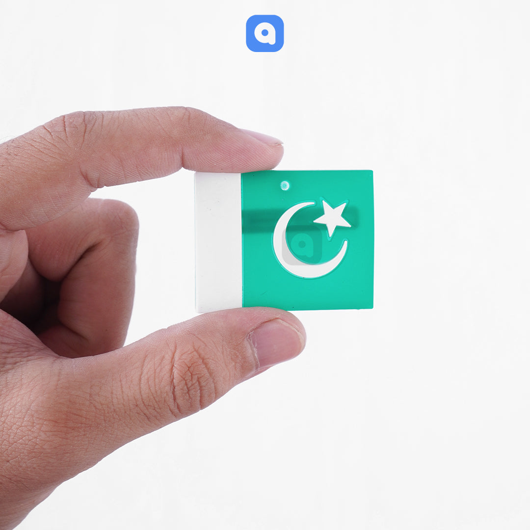 Pack of 12 - Pakistan Flag Badges