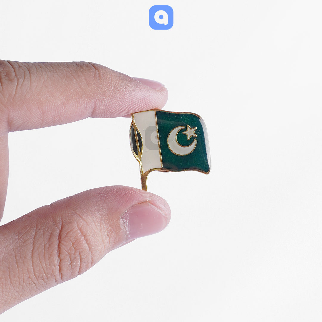 Pack of 12 - Pakistan Flag Badges - Magnetic Badges - Ardor UAE