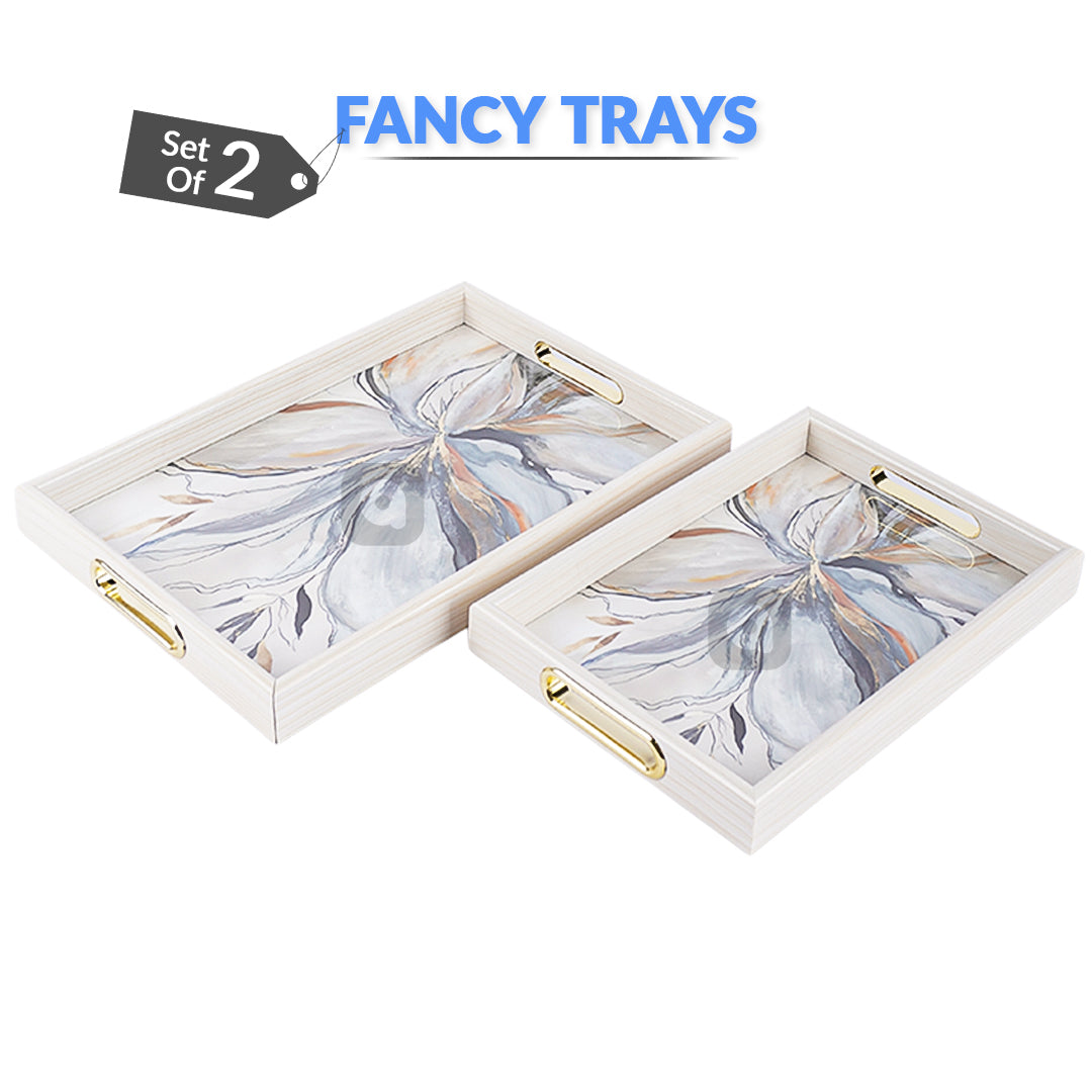 Rectangle Fancy Serving Trays – Decorative Multipurpose Tray