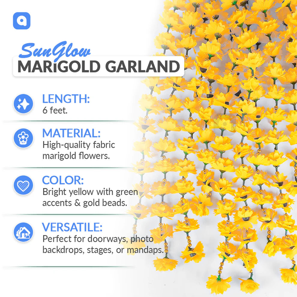 Yellow Marigold Garland