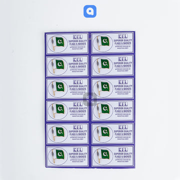 Pack of 12 - Pakistan Independence Day - Pakistan Flag Badges - Ardor UAE