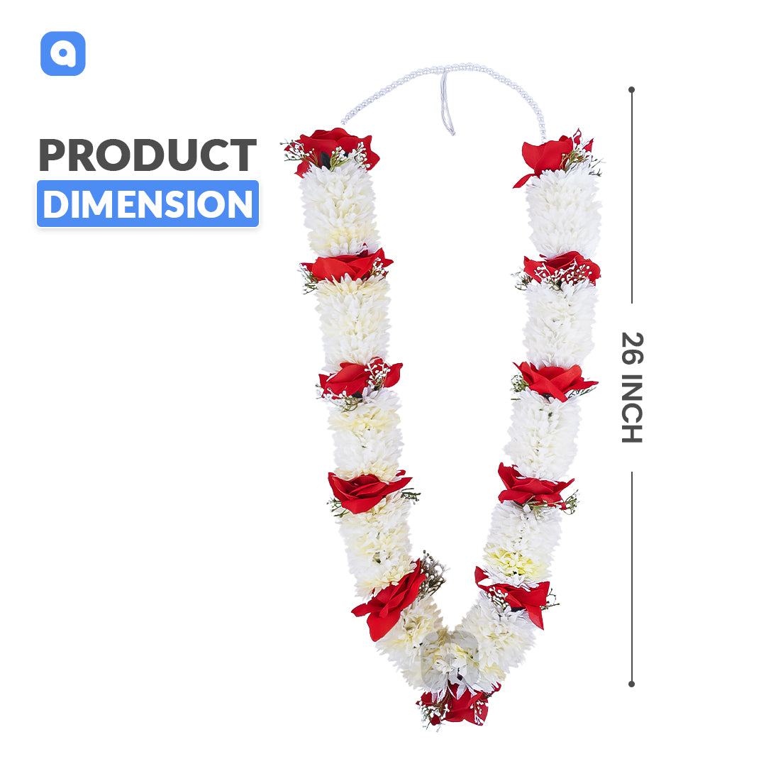 Traditional Wedding Haar Varmala For Nikkah Maiyun Mehndi, Shadi, Vivah Couple Garland Set Bride & Groom South Asian Culture Celebration