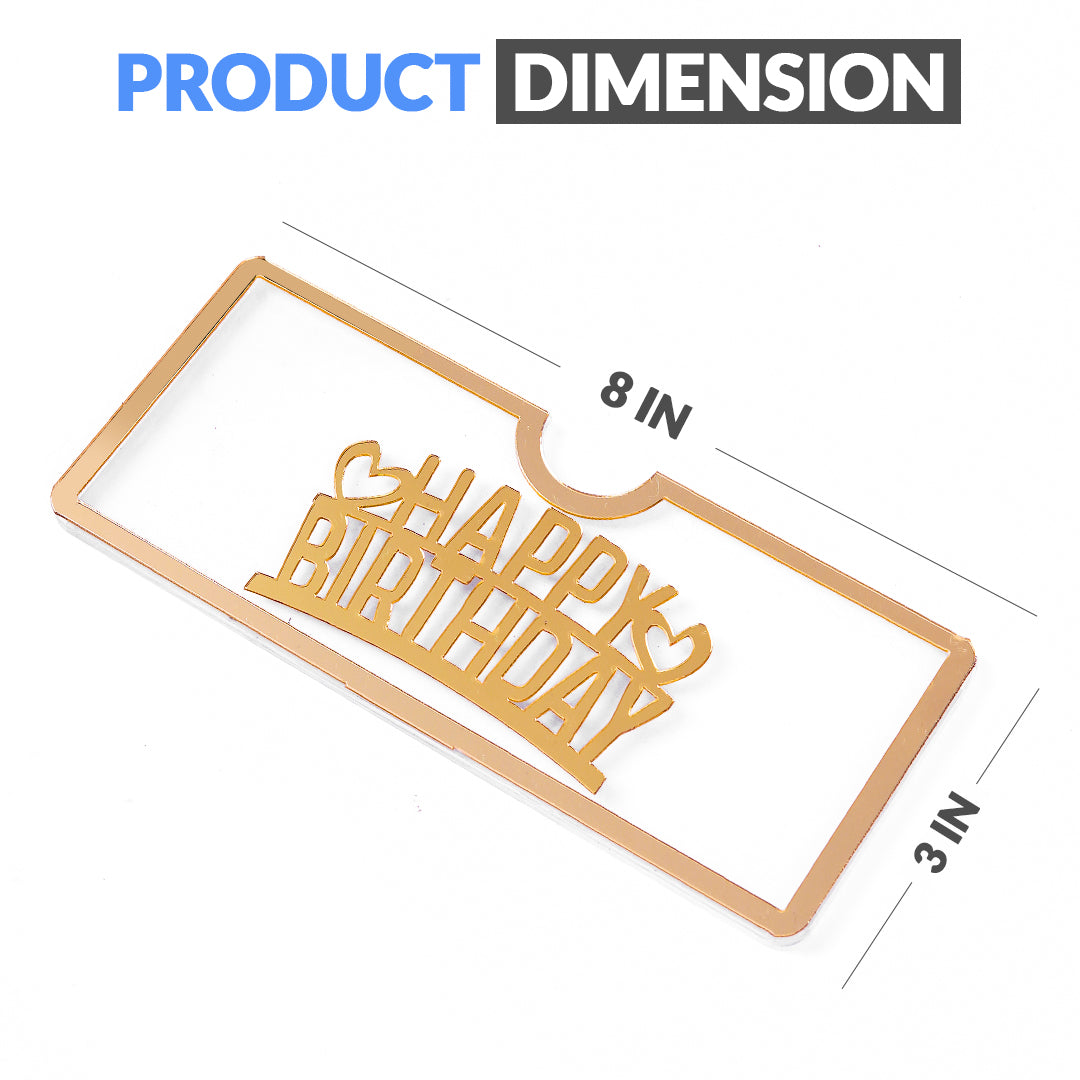 Happy Birthday Acrylic Envelopes - Ardor