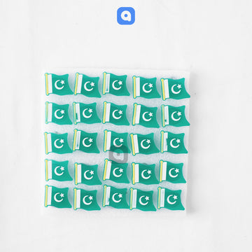 Pack of 25 - 14th August Special - Rubber Light Badges - Ardor UAE