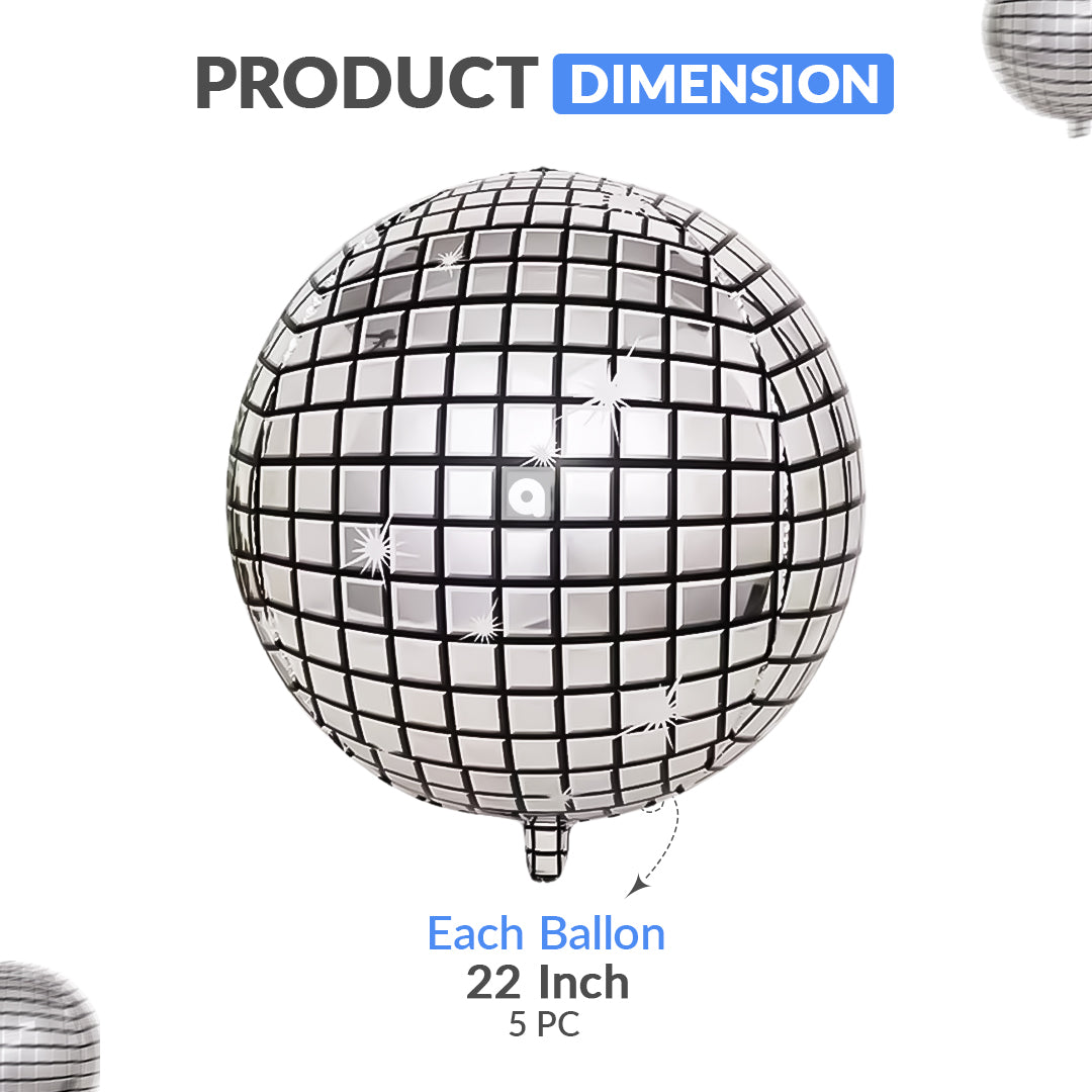 3D Orbz Foil Balloon Set (5 Pcs) – Event Balloons in UAE