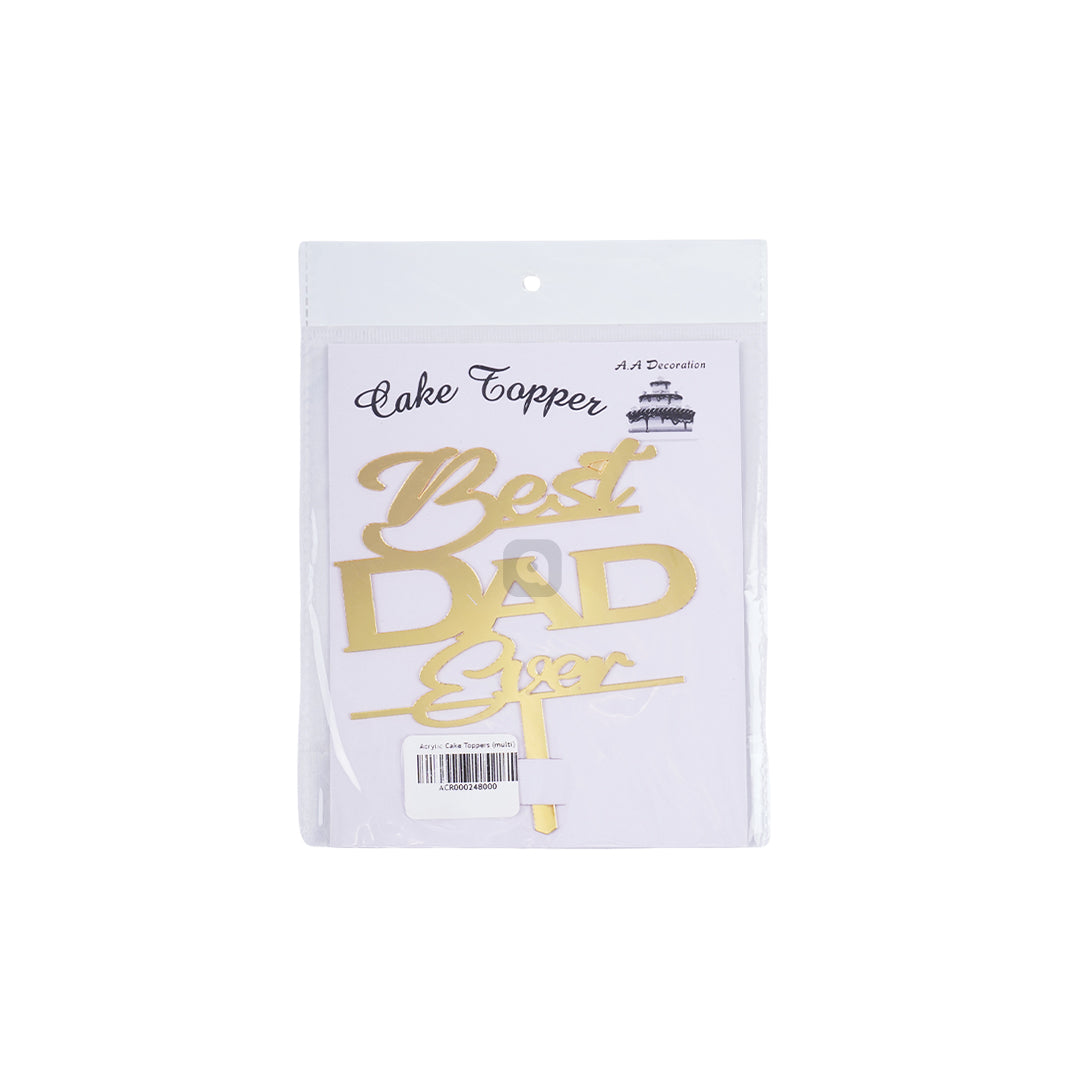 Best Dad Cake Topper