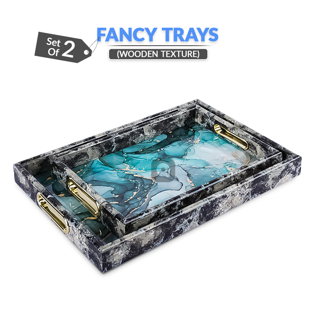 Rectangle Fancy Serving Trays – Decorative Multipurpose Tray
