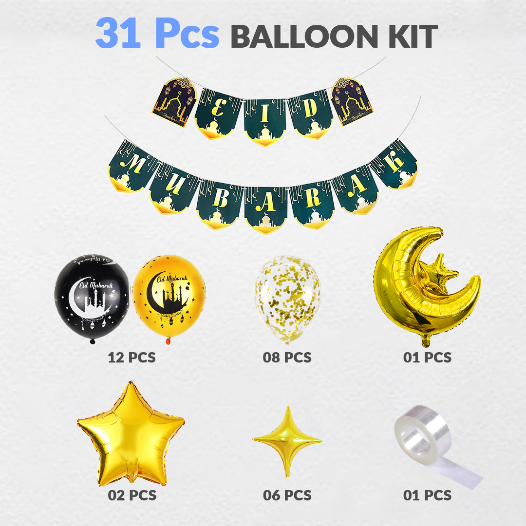 Eid Mubarak Balloon Kit