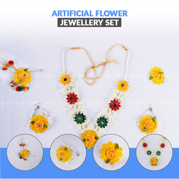 Artificial Flower Jewelry Set for wedding - Ardor UAE
