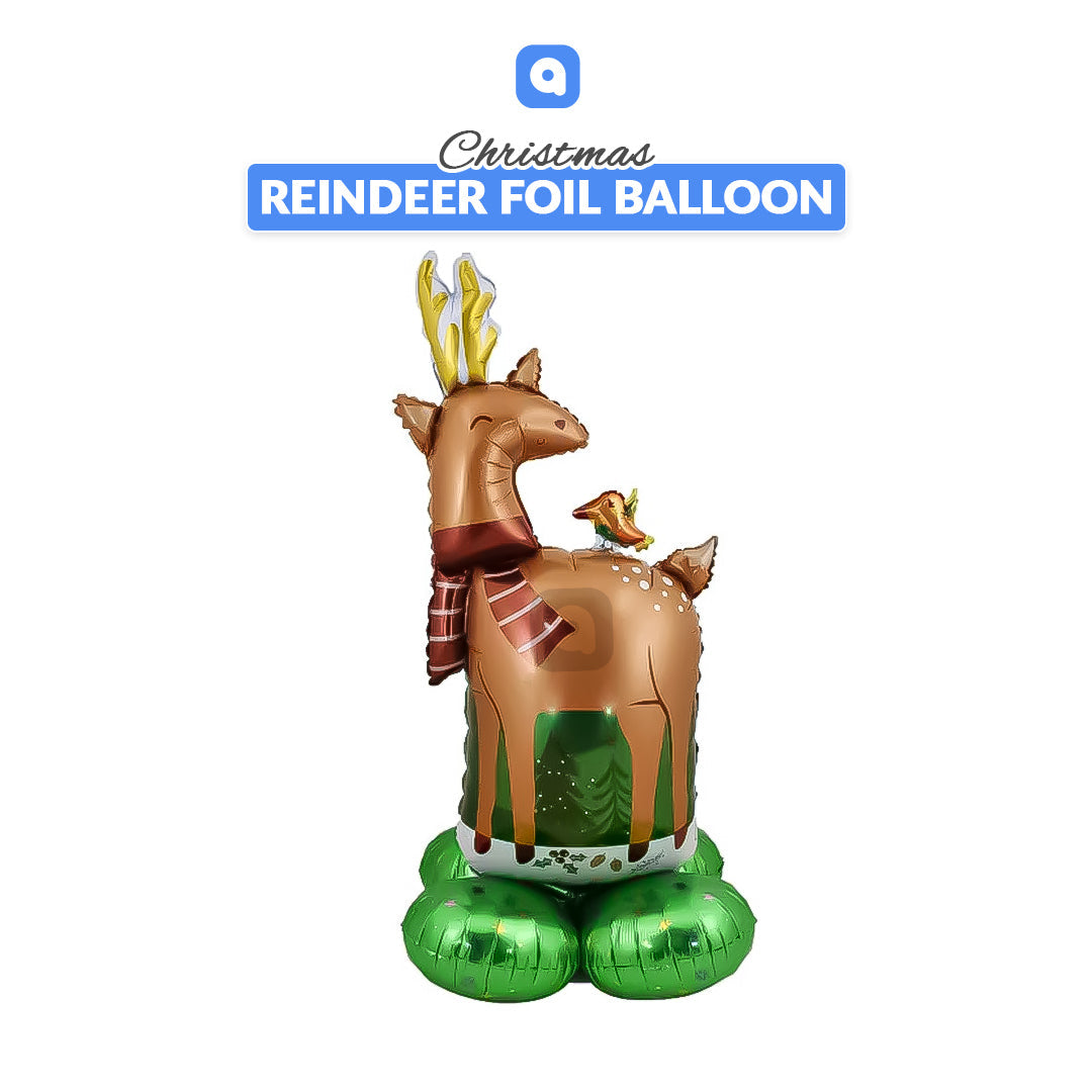 Christmas Reindeer Foil Balloon