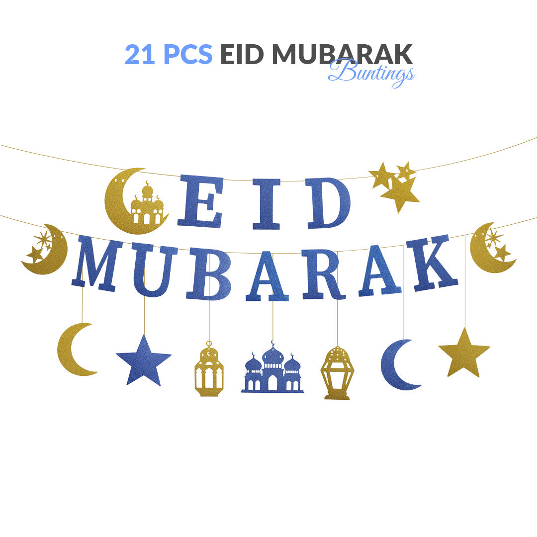 Eid Mubarak hanging banner kit