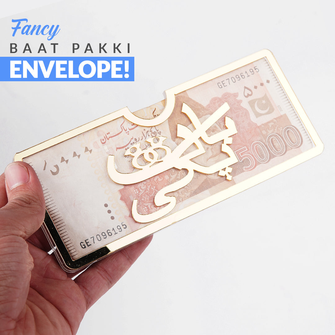 Baat Pakki Acrylic Envelopes - Ardor
