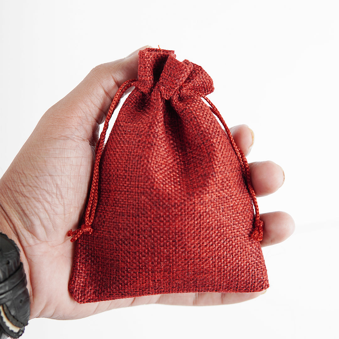 Multi-Color Nikkah Jute Pouches for Weddings – Ardor UAE