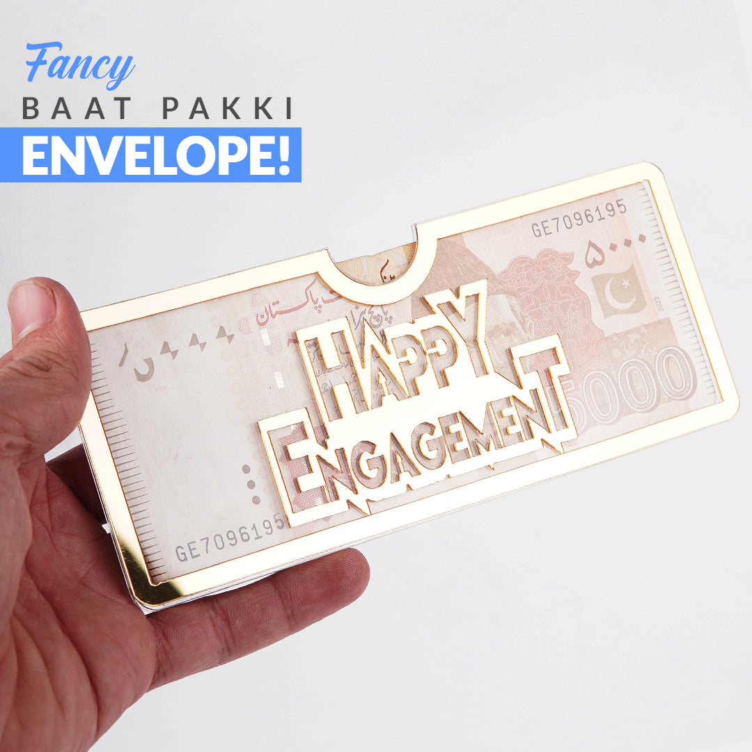 Happy Engagement Acrylic Envelopes - Ardor