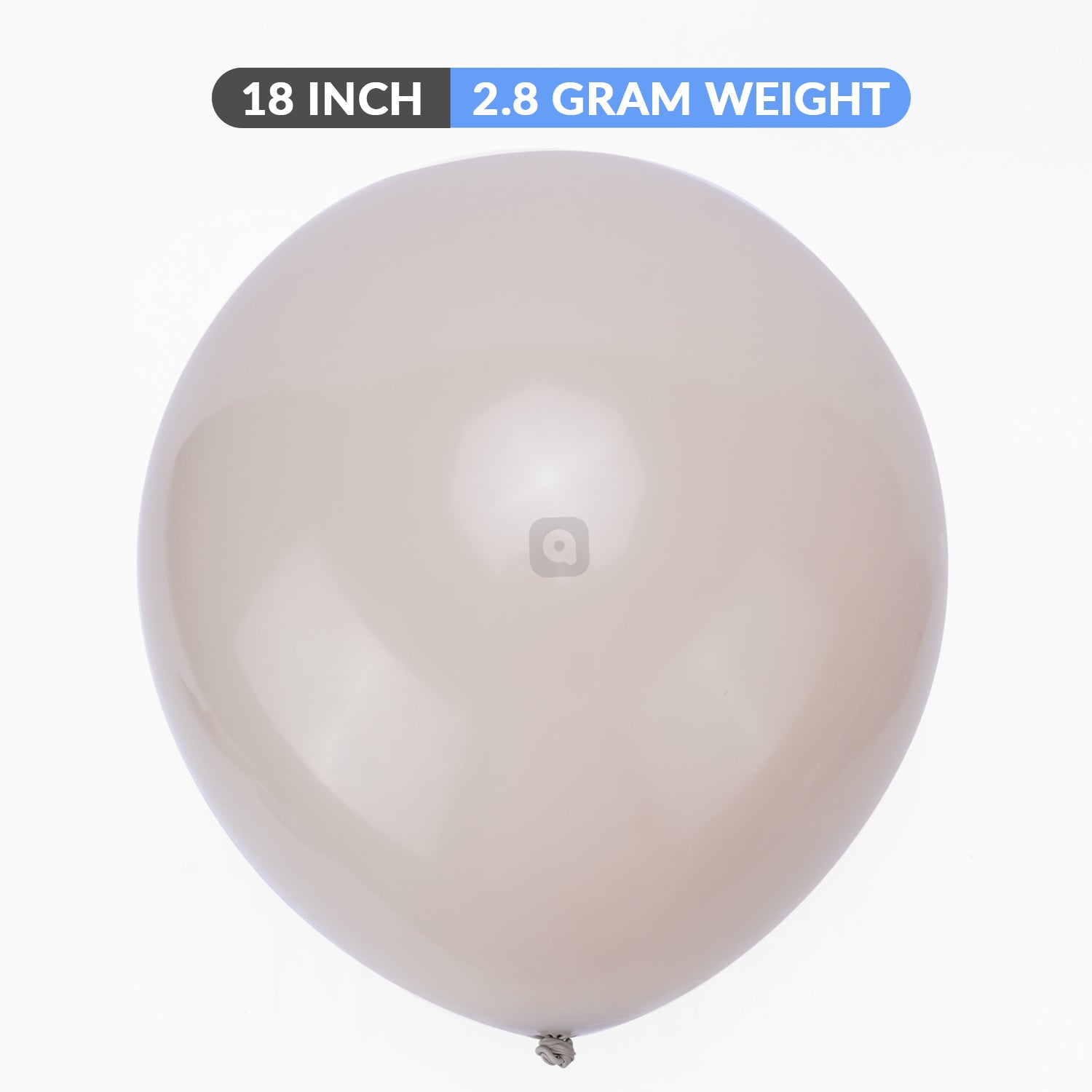 Pack of 50 - Misty Brown 18 Inch Latex Balloon - Ardor