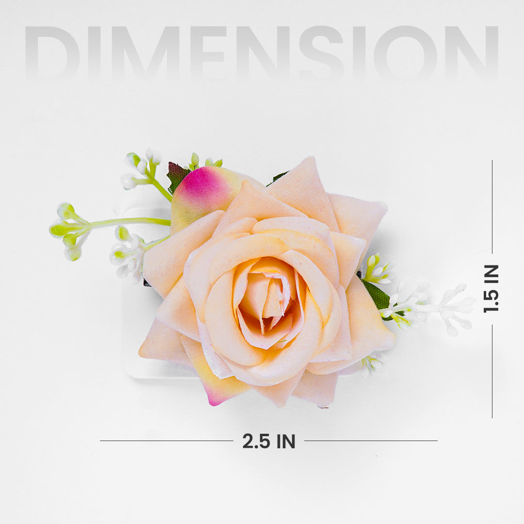 Fashion Flower Rose Hair Hairpin  For Woman Wedding Bridal Hair Clip Gifts - Ardor