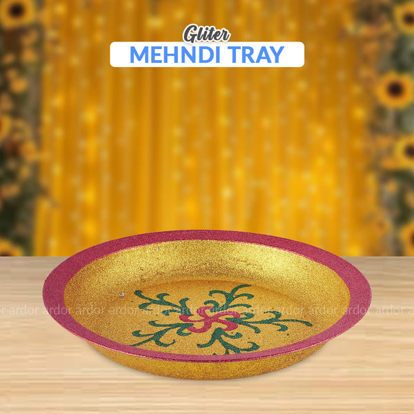 Glitter Fancy Tray - for Wedding decoration - Ardor UAE