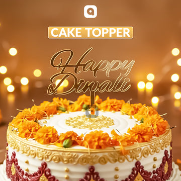 Happy Diwali Cake Topper – Festive Party Decoration | Ardor UAE