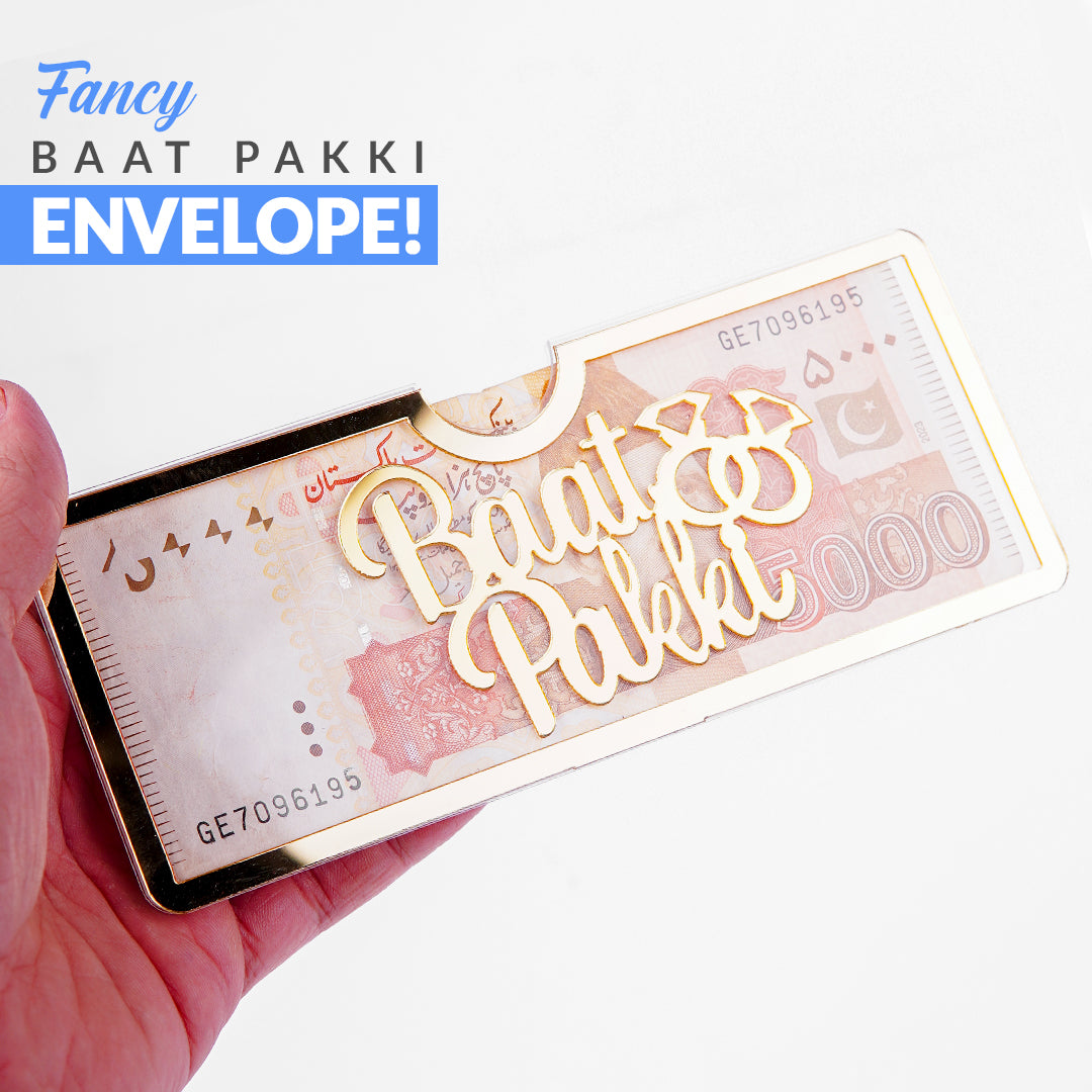 Baat Pakki Acrylic Envelopes - Ardor