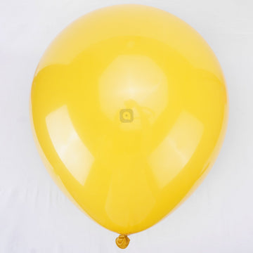 Pack of 50 - Yellow 18 Inch Latex Balloon - Ardor