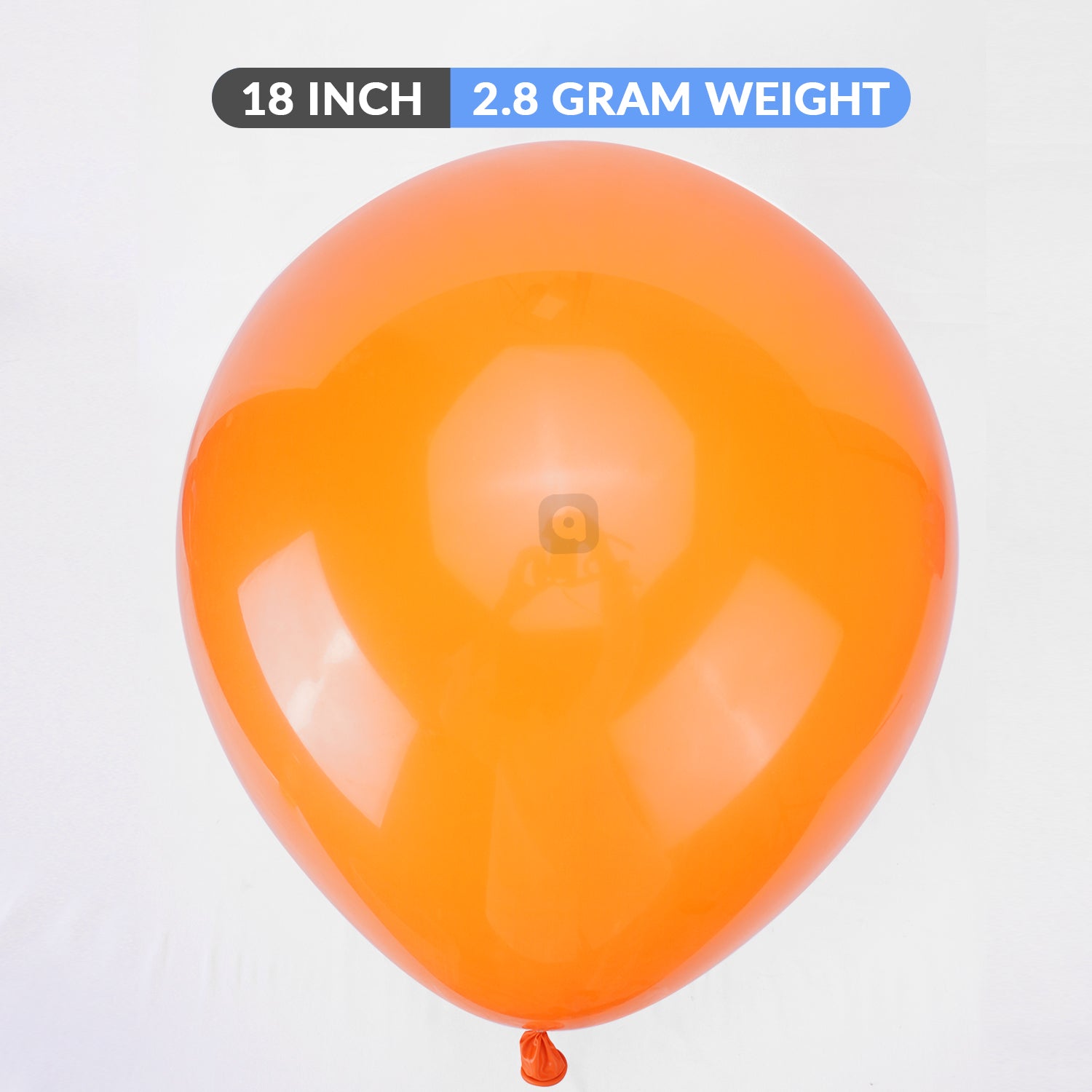 Pack of 50 - Orange 18 Inch Latex Balloon - Ardor