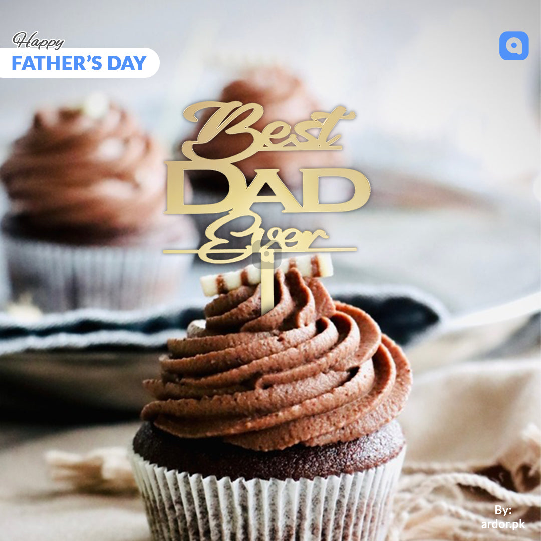 Best Dad Cake Topper