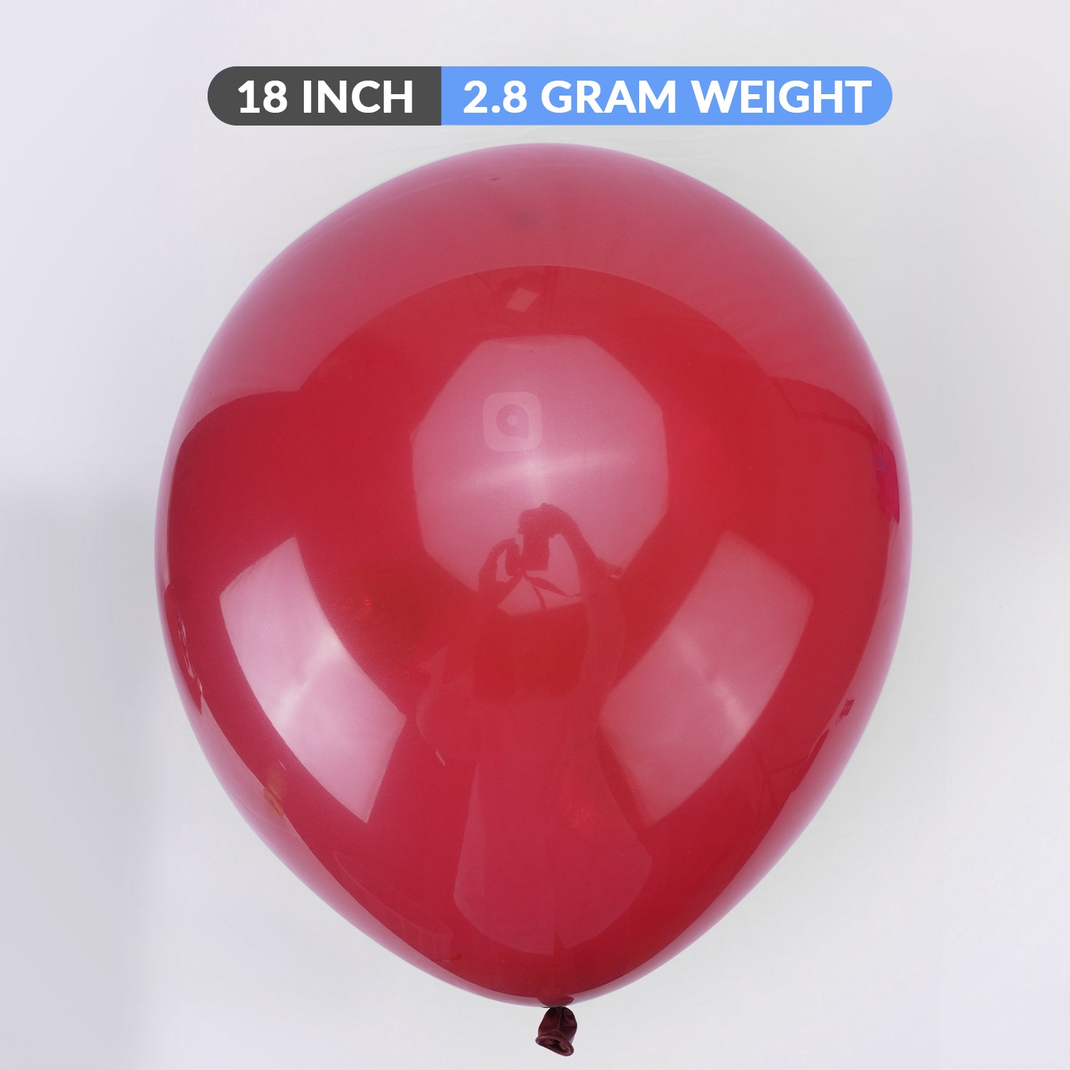 Pack of 50 - Red Wine 18 Inch Latex Balloon - Ardor