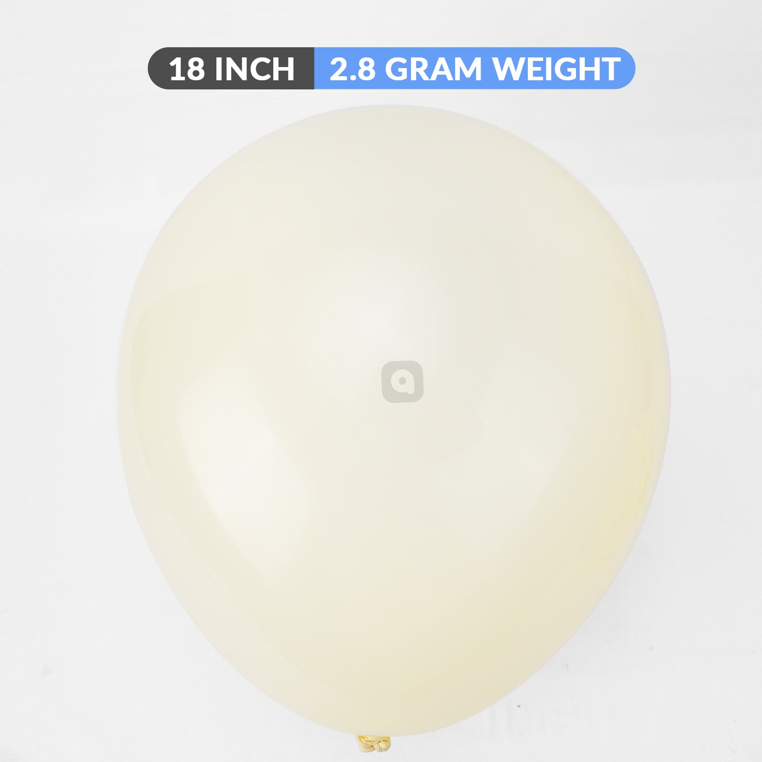 Pack of 50 - Pale Yellow 18 Inch Latex Balloon - Ardor