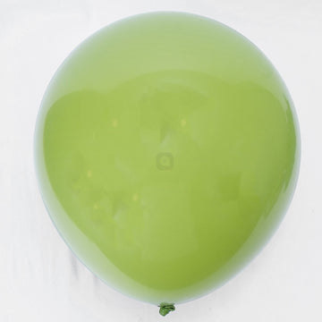 Pack of 50 - Olive Green 18 Inch Latex Balloon - Ardor