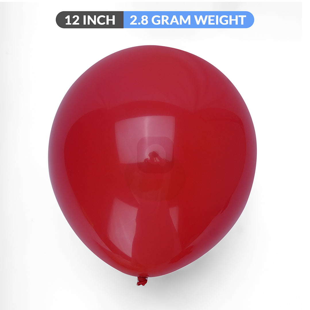 Pack of 100 Red wine latex Balloon - Ardor UAE