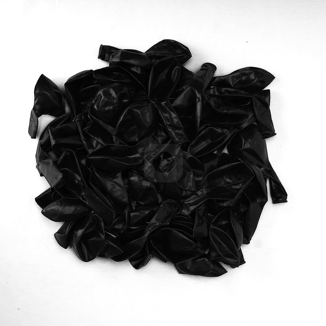 Pack of 100 Black latex Balloon - Ardor UAE