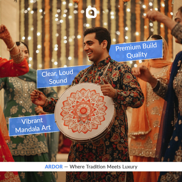 3 Pcs Duffli Set – Wedding & Mehndi Dholki Set | Available in 3 Sizes | Ardor UAE