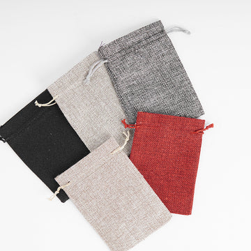 Multi-Color Nikkah Jute Pouches for Weddings – Ardor UAE