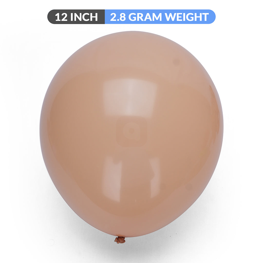 Pack of 100 Apricot latex Balloon - Ardor UAE