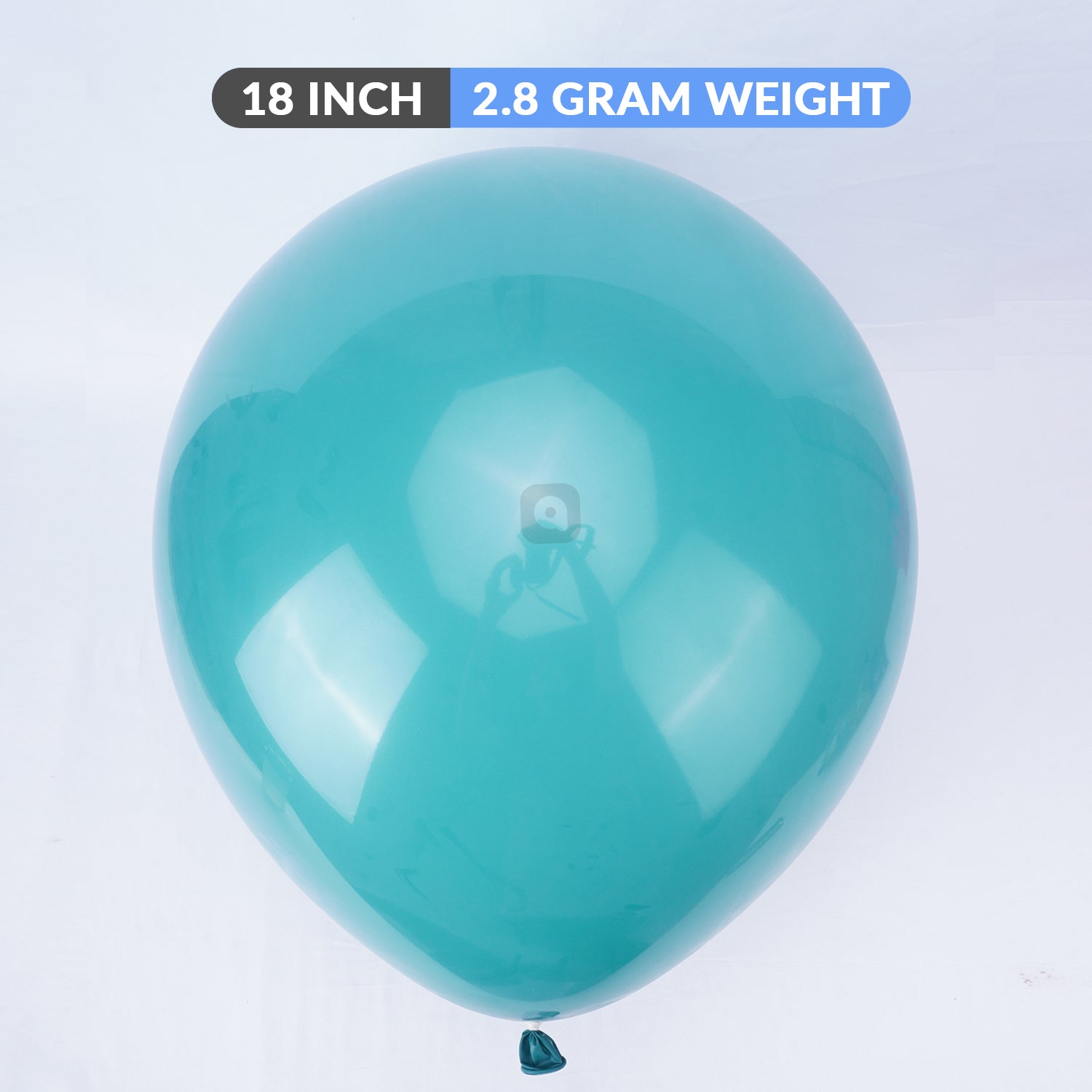 Pack of 50 - Lake Blue 18 Inch Latex Balloon - Ardor