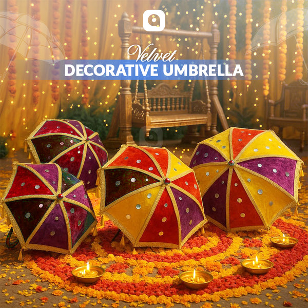 Decorative Velvet Umrella