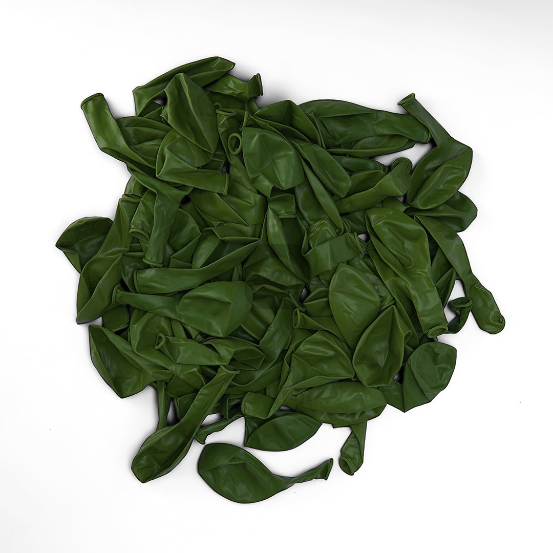 Pack of 100 Olive green latex Balloon - Ardor UAE
