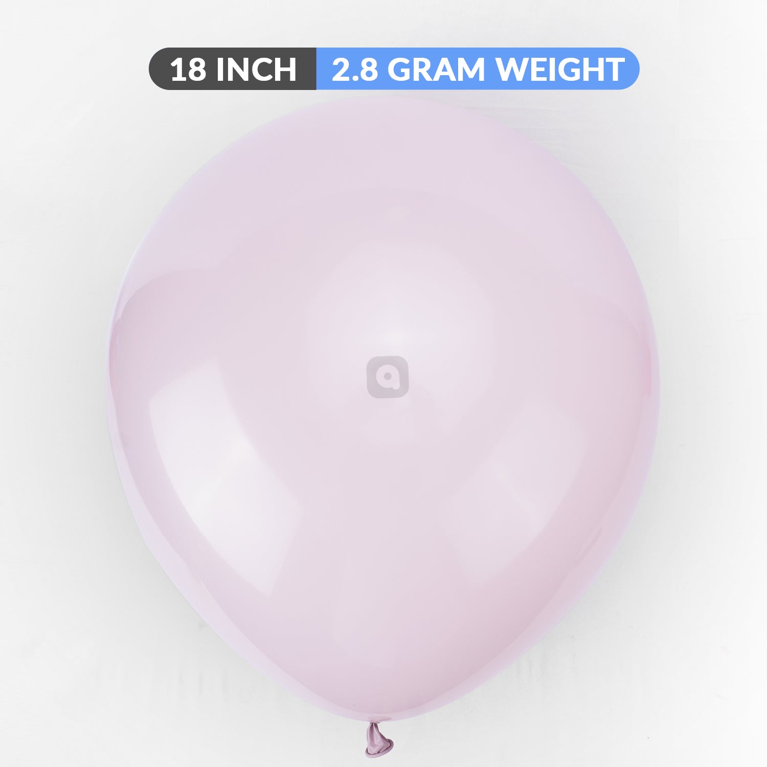 Pack of 50 - Grey Pink 18 Inch Latex Balloon - Ardor