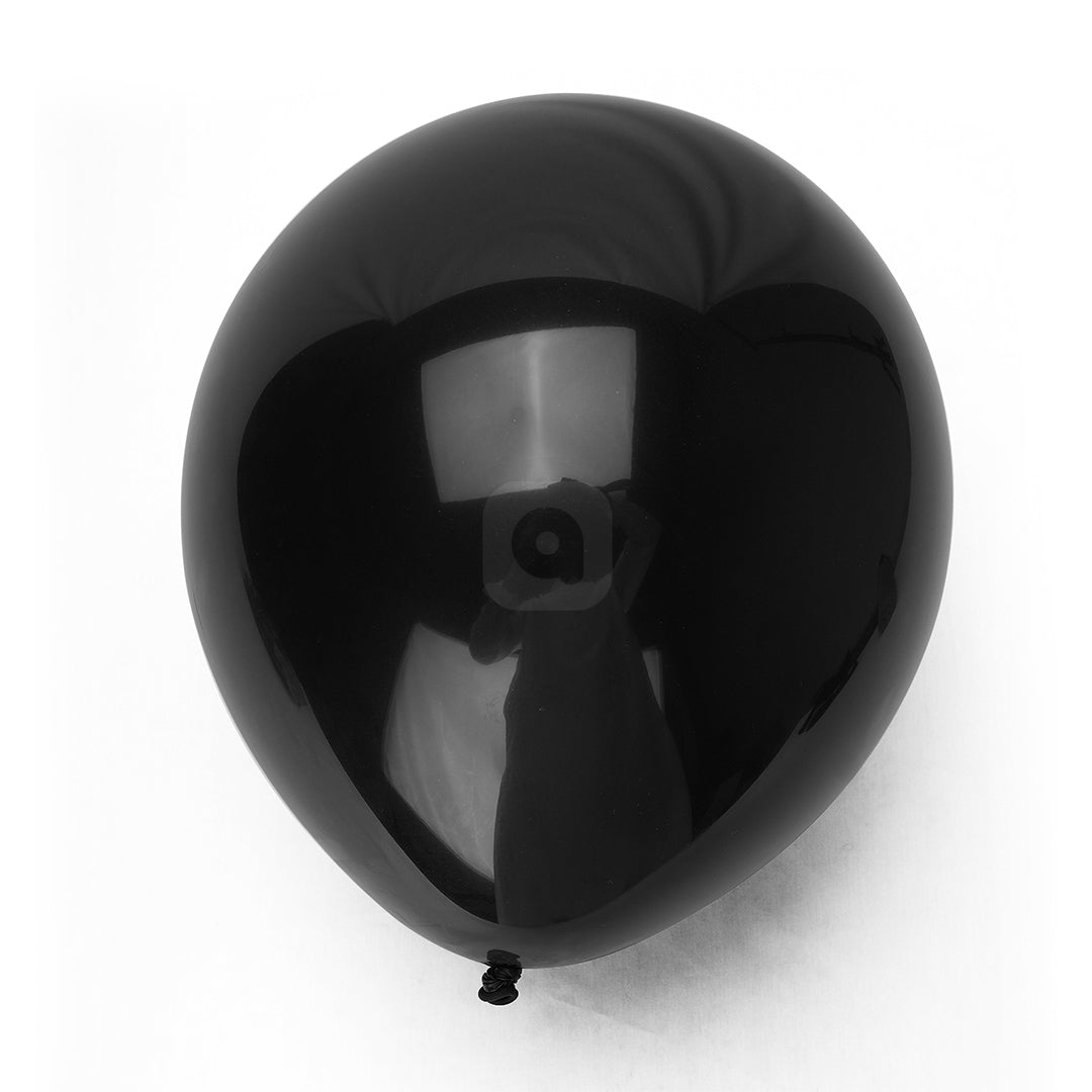 Pack of 100 Black latex Balloon - Ardor UAE