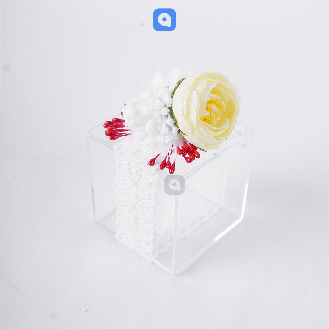 Pack of 12 – Acrylic Nikkah Bid Boxes for Wedding & Engagement Events