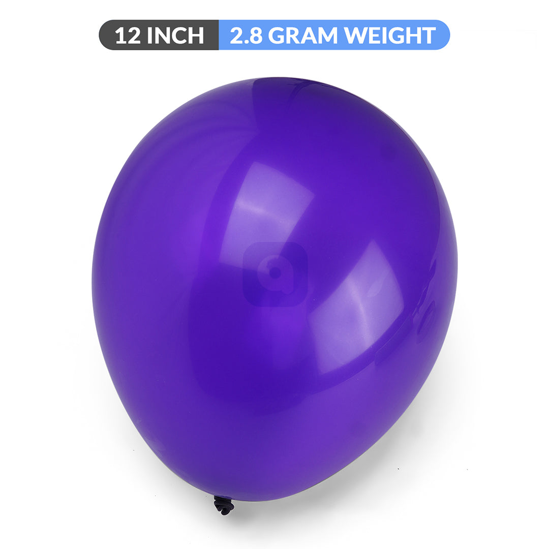 Pack of 100 Purple latex Balloon - Ardor UAE